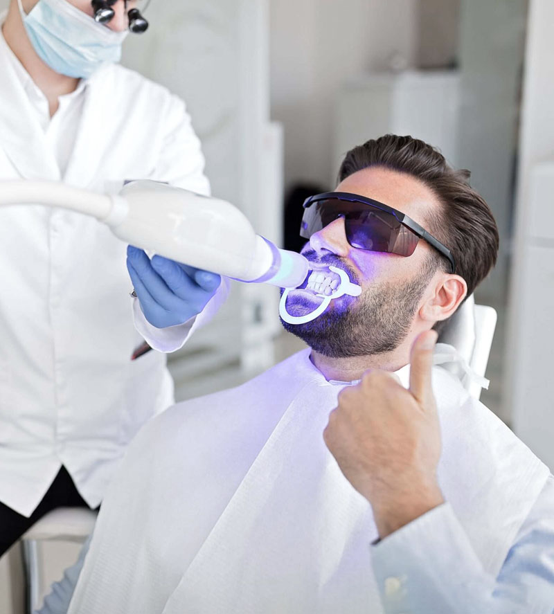 Teeth Whitening at the Dentist