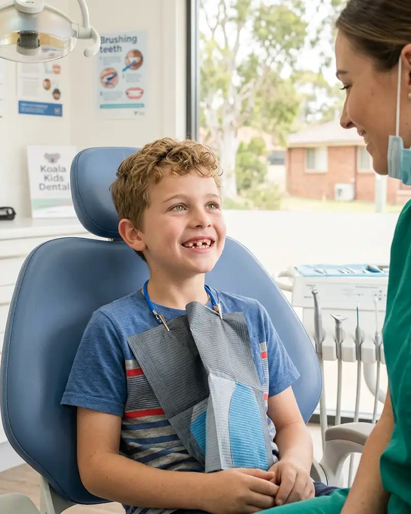 A child receiving Pediatric Dental Care